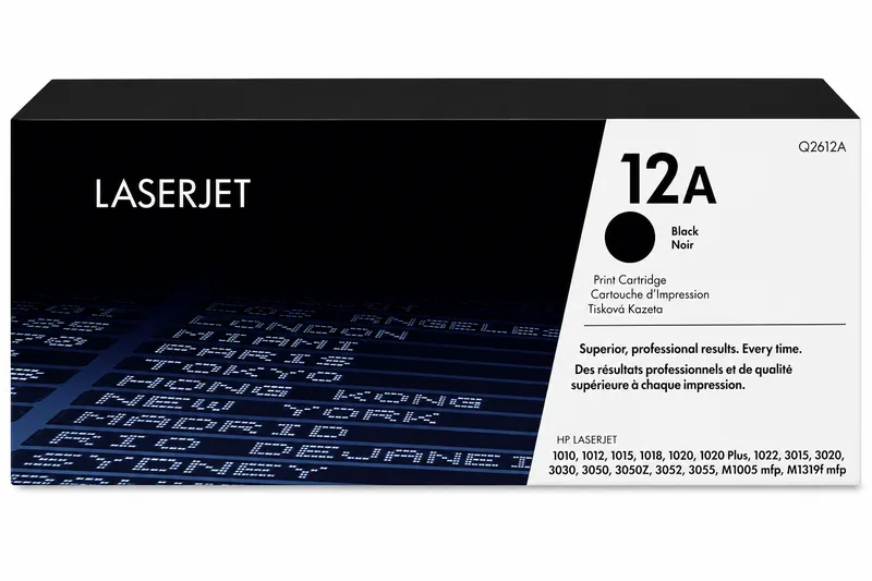 خرطوشة تونر HP 12A متوافقة أسود