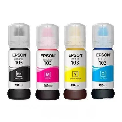 طقم زجاجات حبر Epson 103 متوافق
