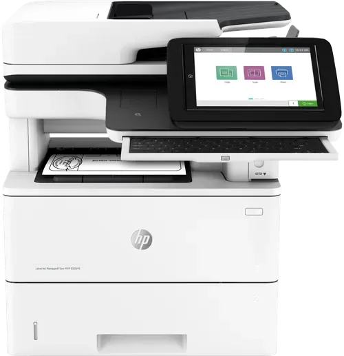 طابعة HP LaserJet Managed MFP E52645 ليزر أبيض وأسود متعددة الوظائف