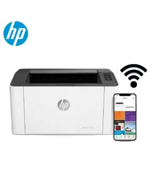 طابعة HP Laser 107w ليزر أبيض وأسود
