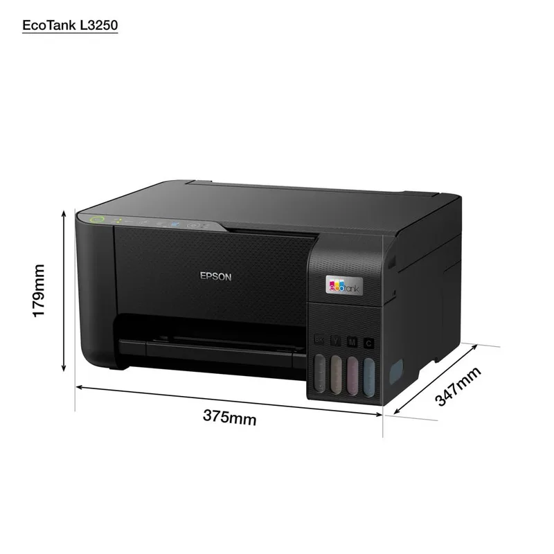 طابعة Epson EcoTank L3250 لاسلكية ألوان متعددة الوظائف