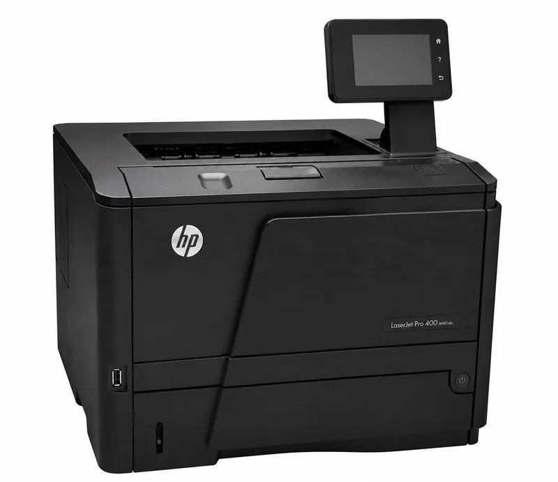 طابعة HP LaserJet Pro 400 M401dn ليزر أبيض وأسود ديمو بشاشة لمس