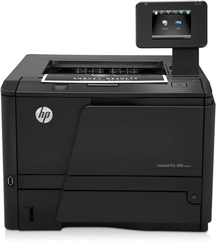 طابعة HP LaserJet Pro 400 M401dn ليزر أبيض وأسود ديمو بشاشة لمس